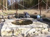 Dozdění základu studny 17.4.2014