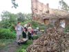 Kultivace jižního nádvoří 15.8., 16.8. a 25.8.2014