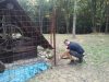 Studna - demontáž oplocení a úprava terénu 15.8., 20.8. a 29.8.2015