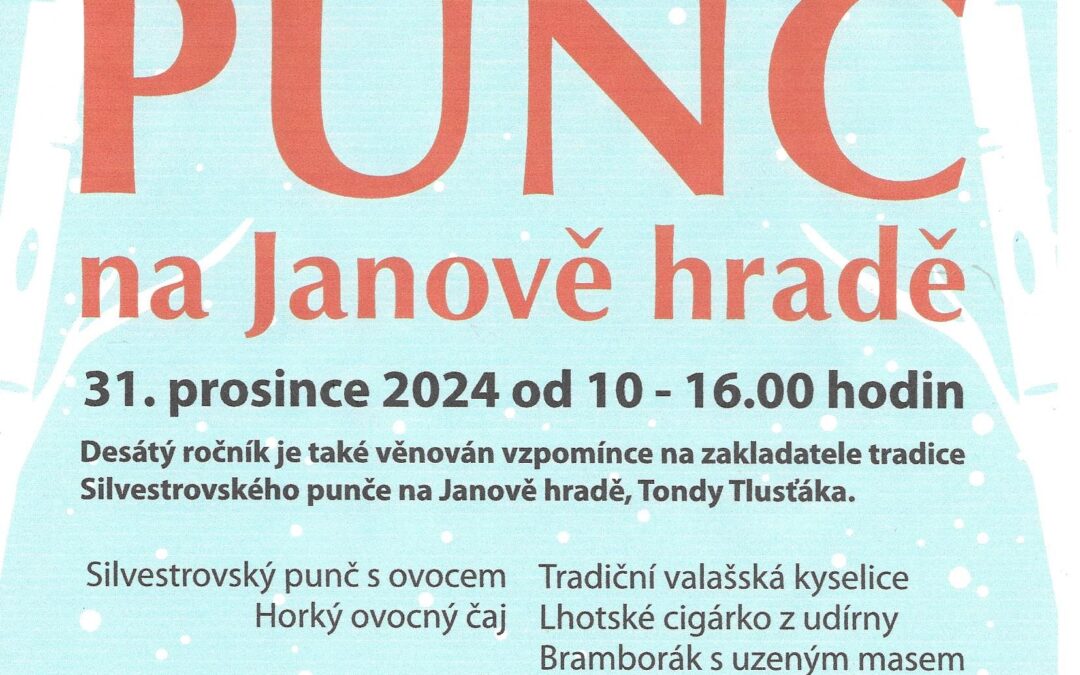 Silvestrovský punč na Janově hradě 2024